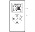 Блок управления (2) и ЖК-дисплей (1) конвектора Stiebel Eltron CON 30 Premium